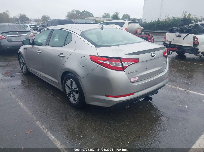 2011 Kia Optima Hybrid Ex VIN: KNAGM4AD5B5003703 Lot: 40778252