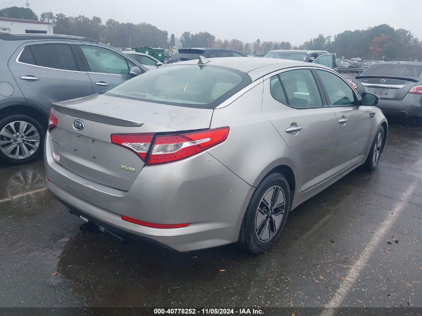 2011 Kia Optima Hybrid Ex VIN: KNAGM4AD5B5003703 Lot: 40778252