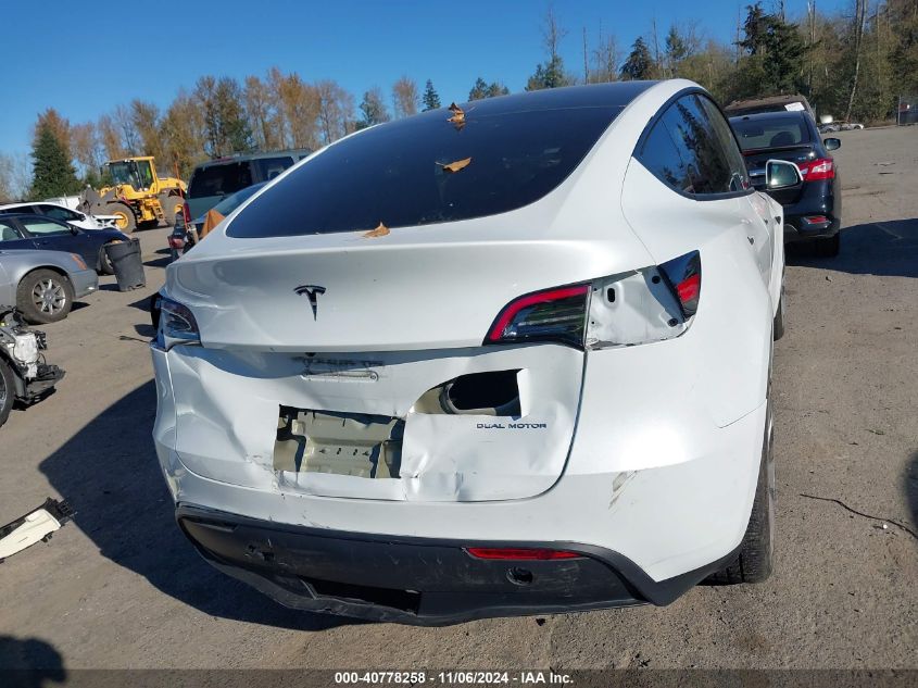 2023 Tesla Model Y Awd/Long Range Dual Motor All-Wheel Drive VIN: 7SAYGDEE3PF635688 Lot: 40778258