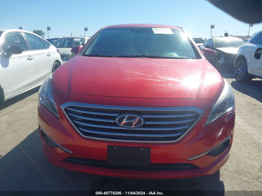 2017 Hyundai Sonata VIN: 5NPE24AF2HH545383 Lot: 40778286