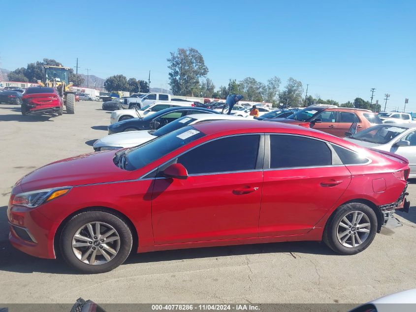 2017 Hyundai Sonata VIN: 5NPE24AF2HH545383 Lot: 40778286