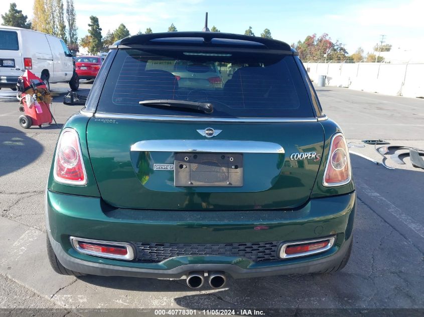 2011 Mini Cooper S VIN: WMWSV3C59BTY24418 Lot: 40778301