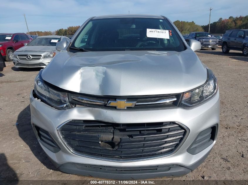 2020 Chevrolet Trax Fwd Ls VIN: 3GNCJKSB4LL222804 Lot: 40778312