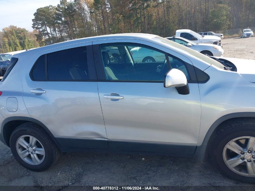 2020 Chevrolet Trax Fwd Ls VIN: 3GNCJKSB4LL222804 Lot: 40778312