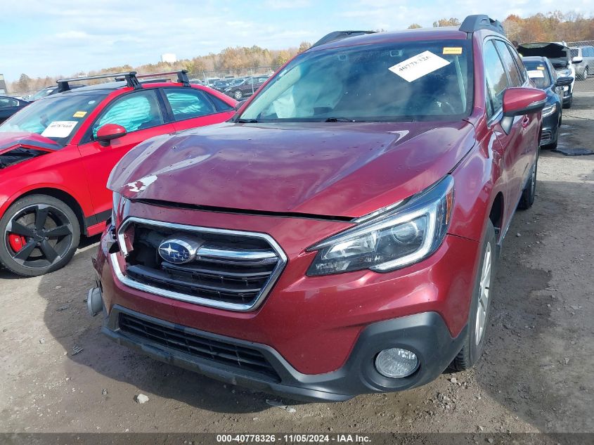 2019 Subaru Outback 2.5I Premium VIN: 4S4BSAFCXK3251454 Lot: 40778326