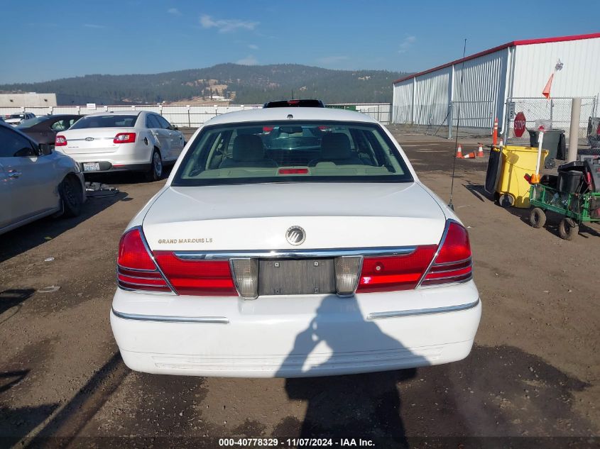 2005 Mercury Grand Marquis Ls/Lse VIN: 2MEFM75W35X637203 Lot: 40778329