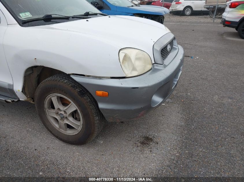 2003 Hyundai Santa Fe Gls/Lx VIN: KM8SC73DX3U558745 Lot: 40778330