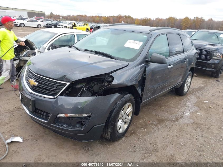 VIN 1GNKRFED9EJ242789 2014 CHEVROLET TRAVERSE no.2