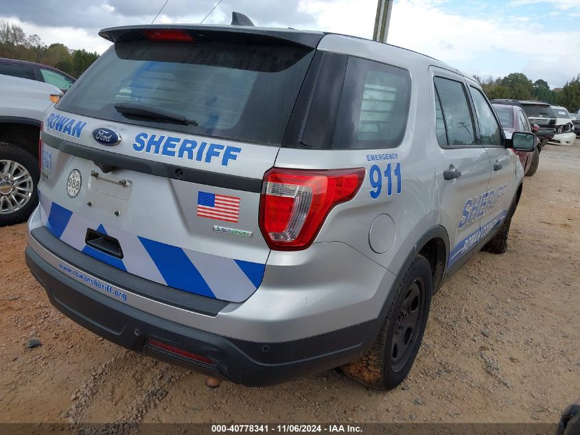 2018 Ford Police Interceptor Utility VIN: 1FM5K8AT5JGC57263 Lot: 40778341