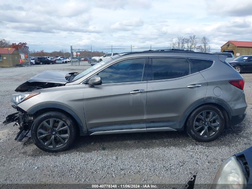 2017 Hyundai Santa Fe Sport 2.0T Ultimate VIN: 5XYZW4LA3HG395833 Lot: 40778348