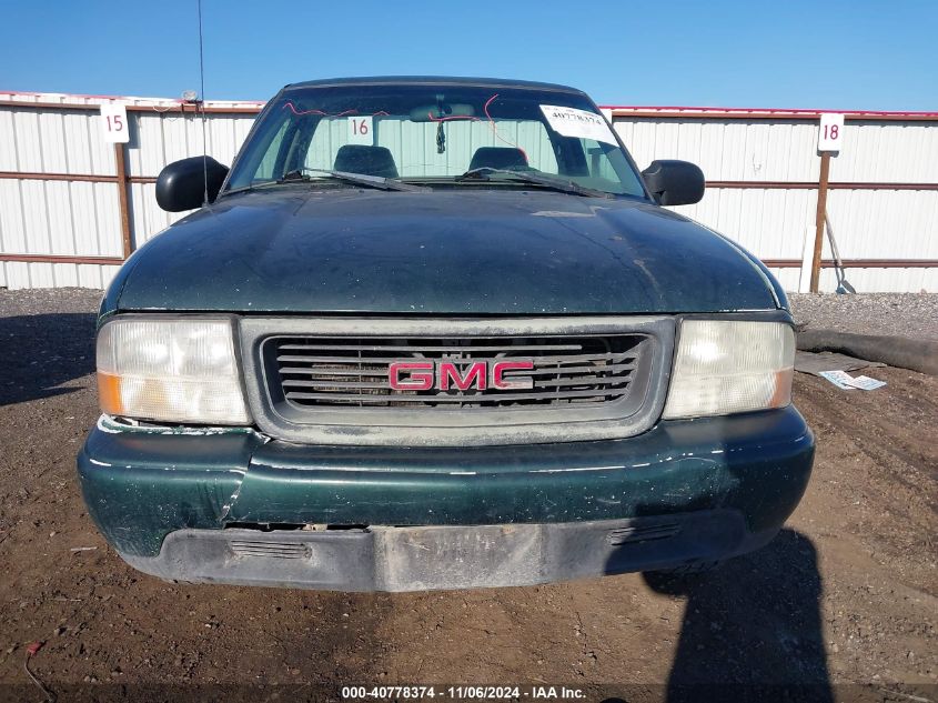 2000 GMC Sonoma Sl VIN: 1GTCS1458YK255868 Lot: 40778374