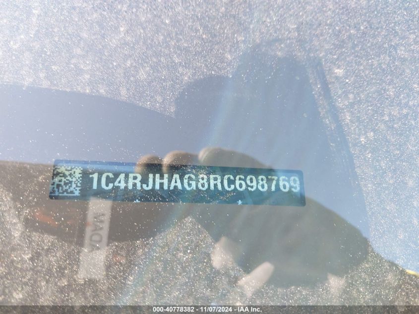 2024 JEEP GRAND CHEROKEE VIN: 1C4RJHAG8RC698769