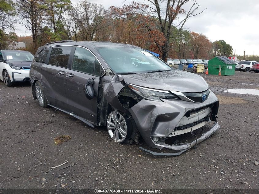 2021 Toyota Sienna Xse VIN: 5TDDSKFCXMS010031 Lot: 40778438