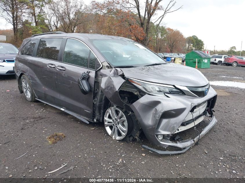 2021 Toyota Sienna Xse VIN: 5TDDSKFCXMS010031 Lot: 40778438