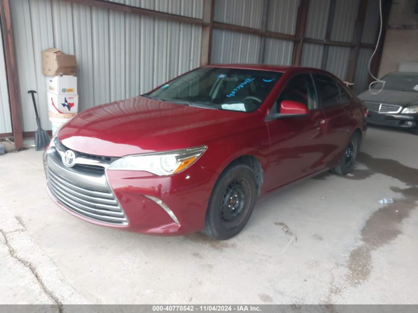 VIN 4T1BF1FK0HU687521 2017 Toyota Camry, LE no.2