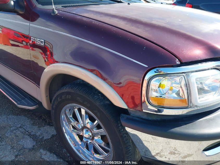 1997 Ford F-150 Lariat/Xl/Xlt VIN: 1FTEX18L5VNC83916 Lot: 40778567