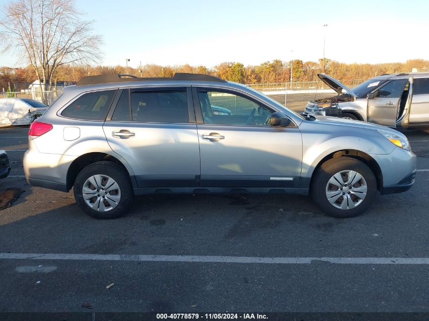 2012 Subaru Outback 2.5I VIN: 4S4BRBAC6C1201656 Lot: 40778579