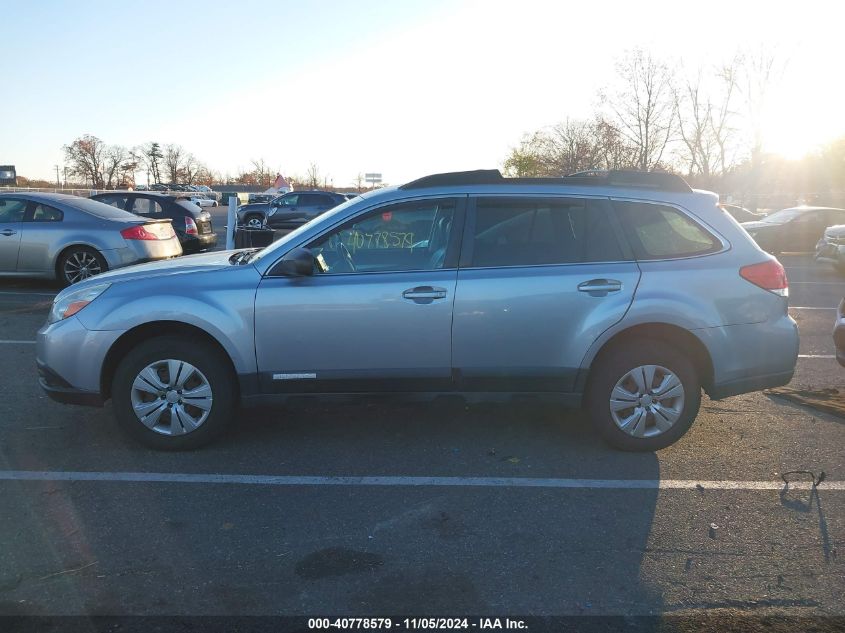 2012 Subaru Outback 2.5I VIN: 4S4BRBAC6C1201656 Lot: 40778579