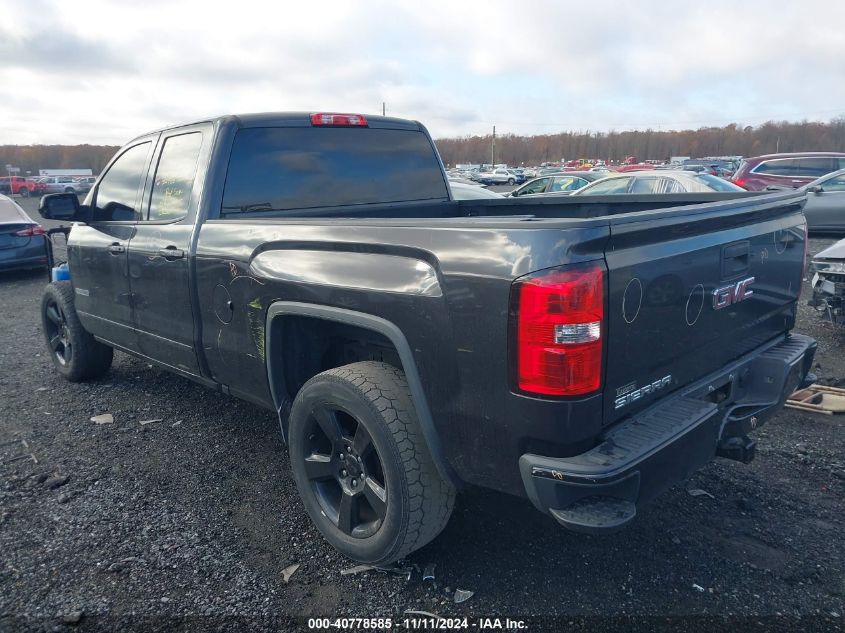 2016 GMC Sierra 1500 VIN: 1GTV2LEC7GZ203736 Lot: 40778585