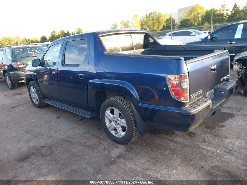 2014 Honda Ridgeline Rtl VIN: 5FPYK1F57EB003449 Lot: 40778588