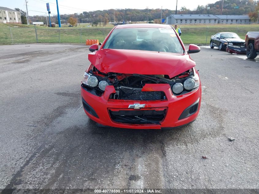 2013 Chevrolet Sonic Lt Auto VIN: 1G1JC6SG3D4210429 Lot: 40778598