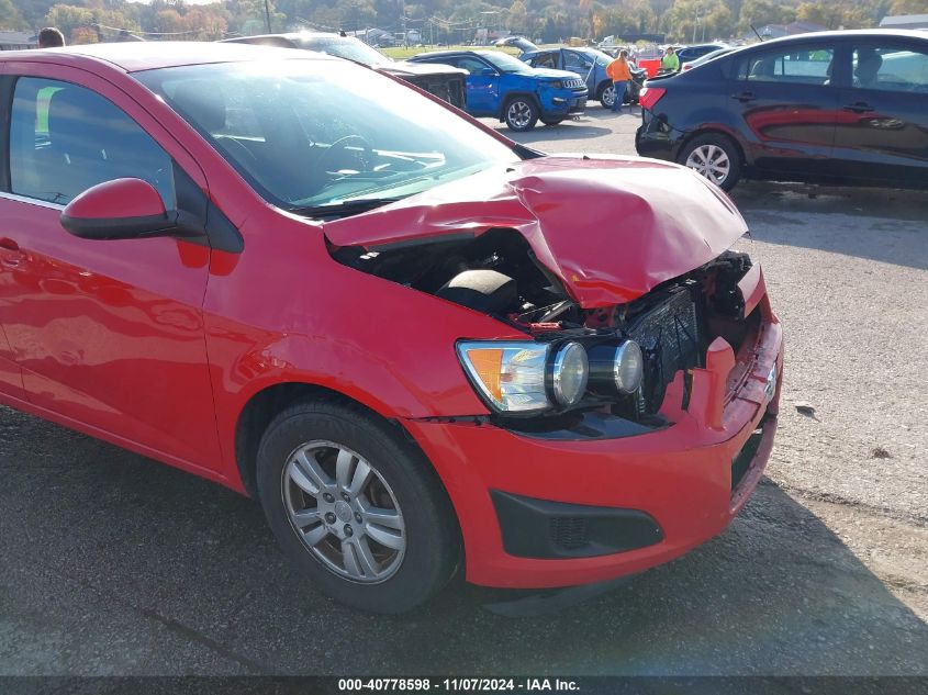 2013 Chevrolet Sonic Lt Auto VIN: 1G1JC6SG3D4210429 Lot: 40778598