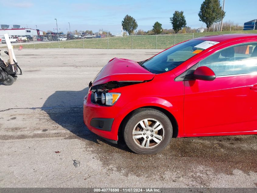 2013 Chevrolet Sonic Lt Auto VIN: 1G1JC6SG3D4210429 Lot: 40778598