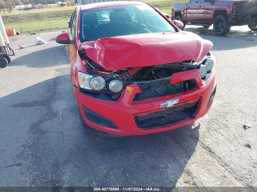 2013 Chevrolet Sonic Lt Auto VIN: 1G1JC6SG3D4210429 Lot: 40778598