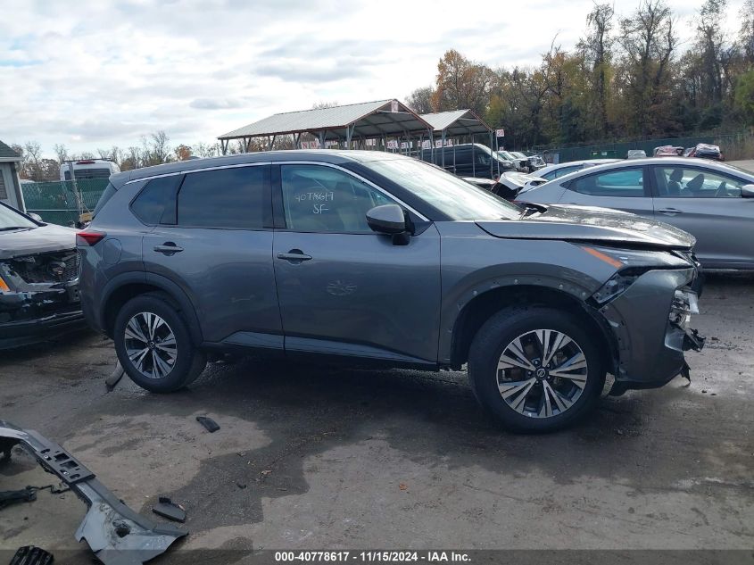 2021 Nissan Rogue Sv Intelligent Awd VIN: 5N1AT3BB9MC768362 Lot: 40778617