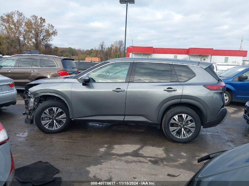 2021 Nissan Rogue Sv Intelligent Awd VIN: 5N1AT3BB9MC768362 Lot: 40778617