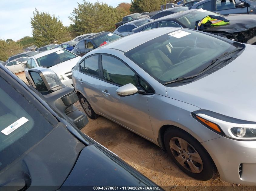 2017 Kia Forte Lx VIN: 3KPFK4A70HE138485 Lot: 40778631