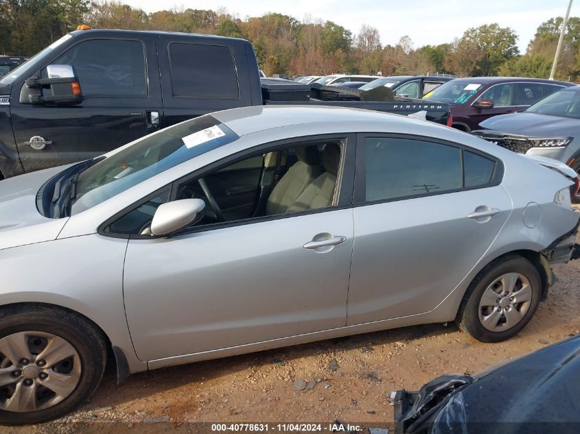 2017 Kia Forte Lx VIN: 3KPFK4A70HE138485 Lot: 40778631