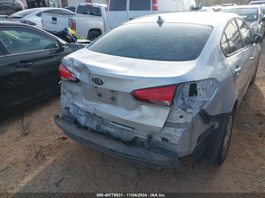 2017 Kia Forte Lx VIN: 3KPFK4A70HE138485 Lot: 40778631