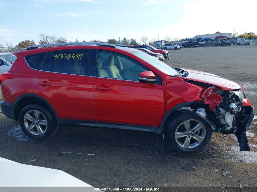 2015 Toyota Rav4 Xle VIN: 2T3WFREV7FW153593 Lot: 40778648