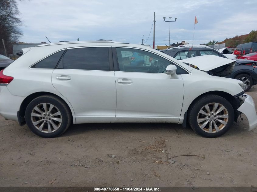 2013 Toyota Venza Le VIN: 4T3BA3BBXDU039962 Lot: 40778650