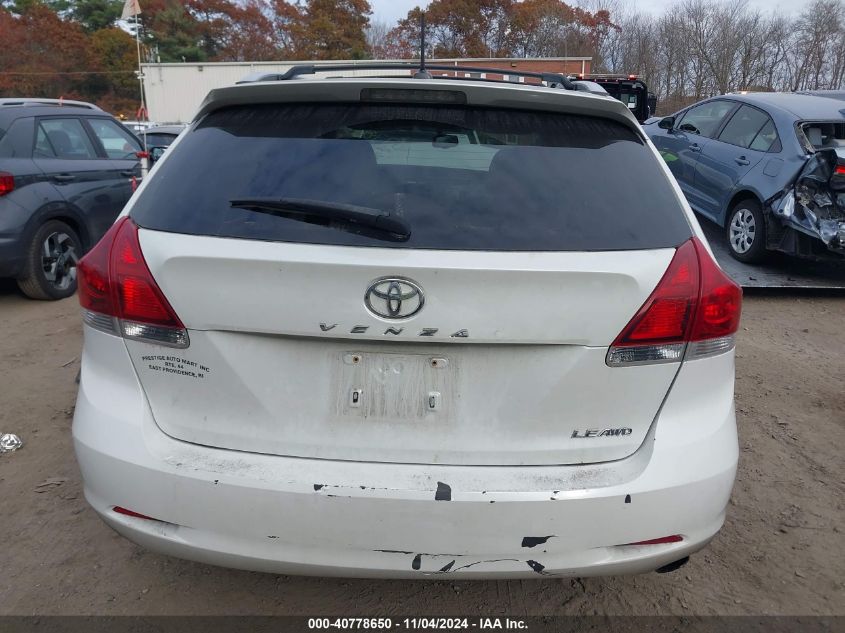 2013 Toyota Venza Le VIN: 4T3BA3BBXDU039962 Lot: 40778650