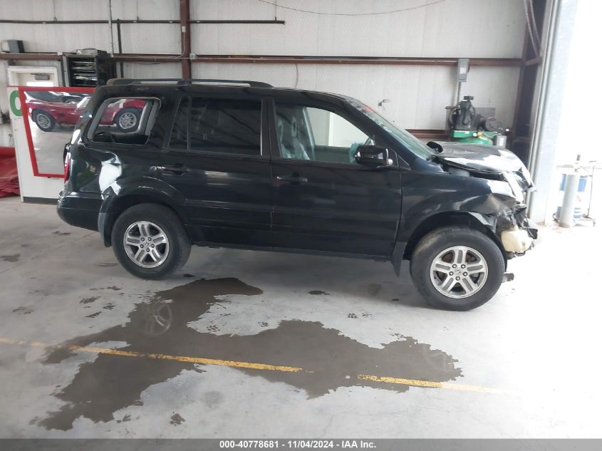 2003 Honda Pilot Ex-L VIN: 2HKYF18793H616666 Lot: 40778681