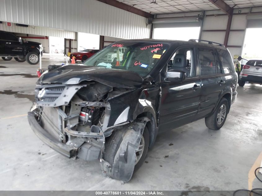 2003 Honda Pilot Ex-L VIN: 2HKYF18793H616666 Lot: 40778681