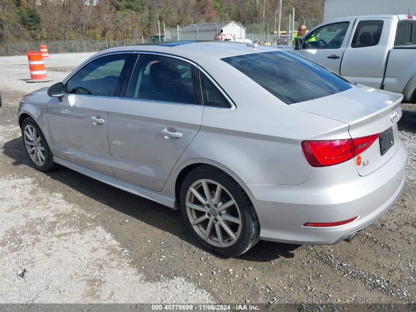 2015 Audi A3 2.0T Premium VIN: WAUKFGFF1F1013156 Lot: 40778699