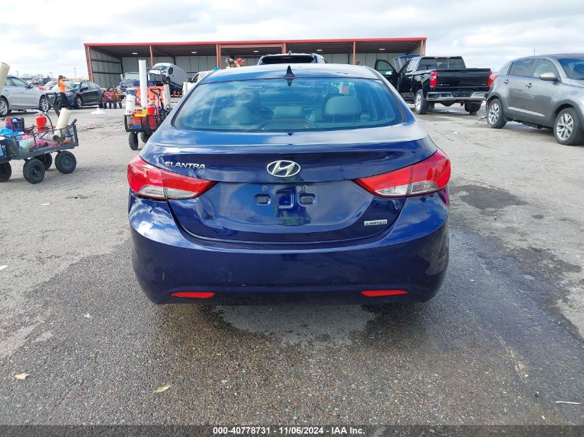 2013 Hyundai Elantra Limited VIN: 5NPDH4AE0DH383023 Lot: 40778731