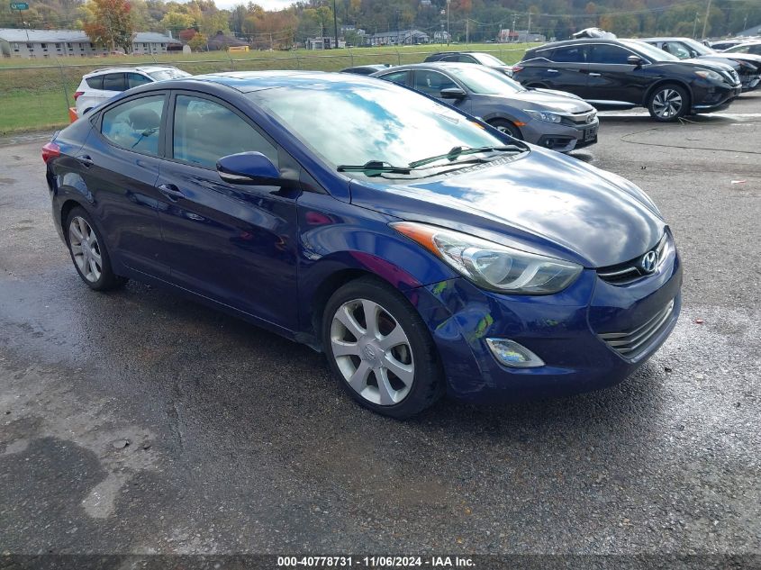 2013 Hyundai Elantra Limited VIN: 5NPDH4AE0DH383023 Lot: 40778731