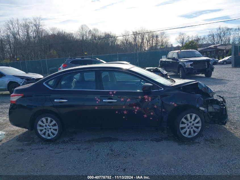 2015 Nissan Sentra S VIN: 3N1AB7AP6FY274419 Lot: 40778752