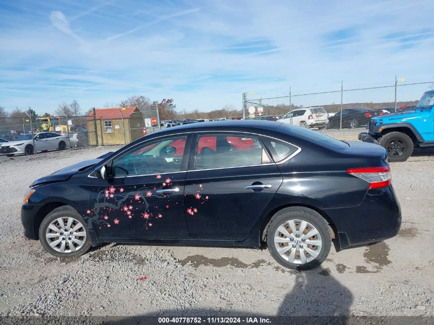 2015 Nissan Sentra S VIN: 3N1AB7AP6FY274419 Lot: 40778752