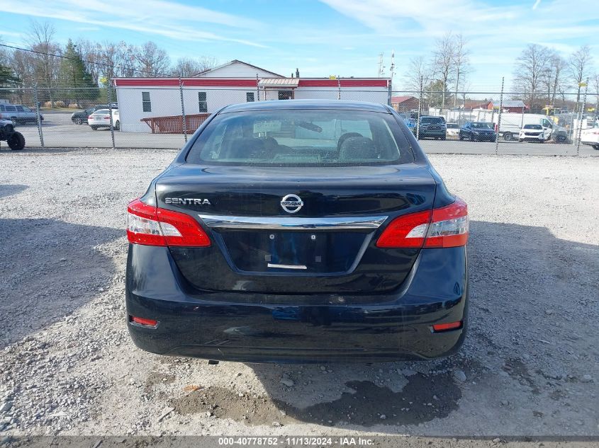 2015 Nissan Sentra S VIN: 3N1AB7AP6FY274419 Lot: 40778752