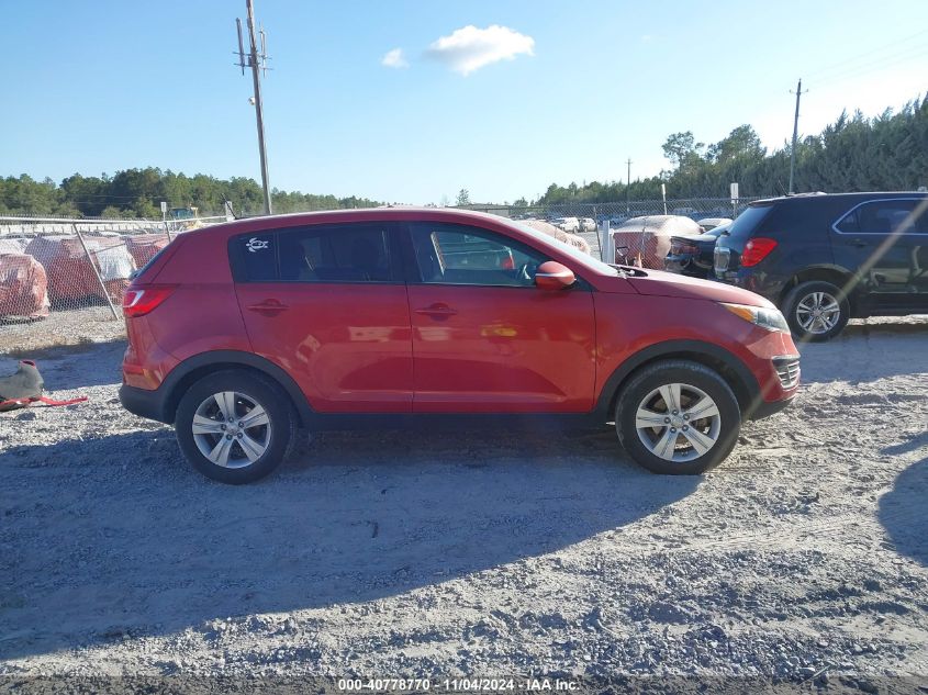 2013 Kia Sportage Lx VIN: KNDPB3A29D7357376 Lot: 40778770