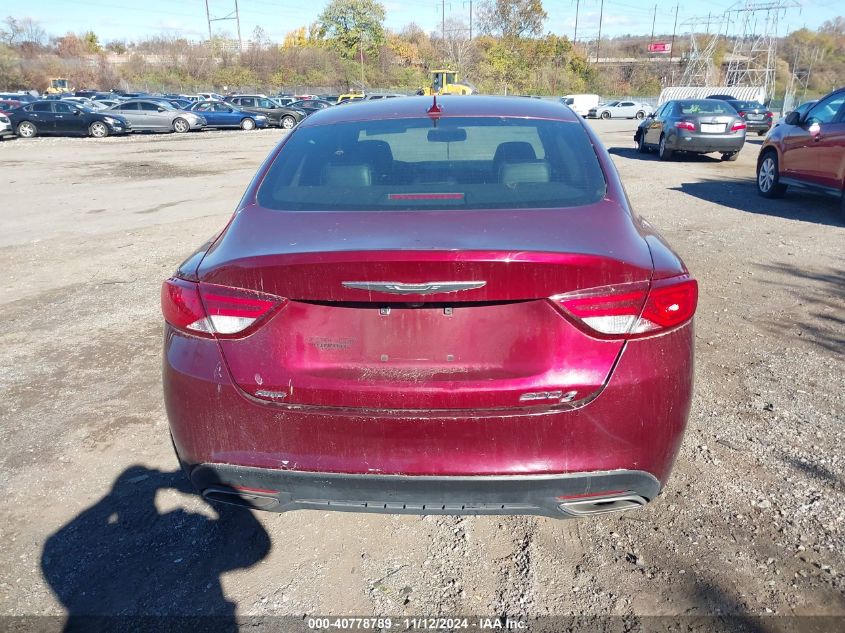 2015 Chrysler 200 S VIN: 1C3CCCDG0FN514573 Lot: 40778789