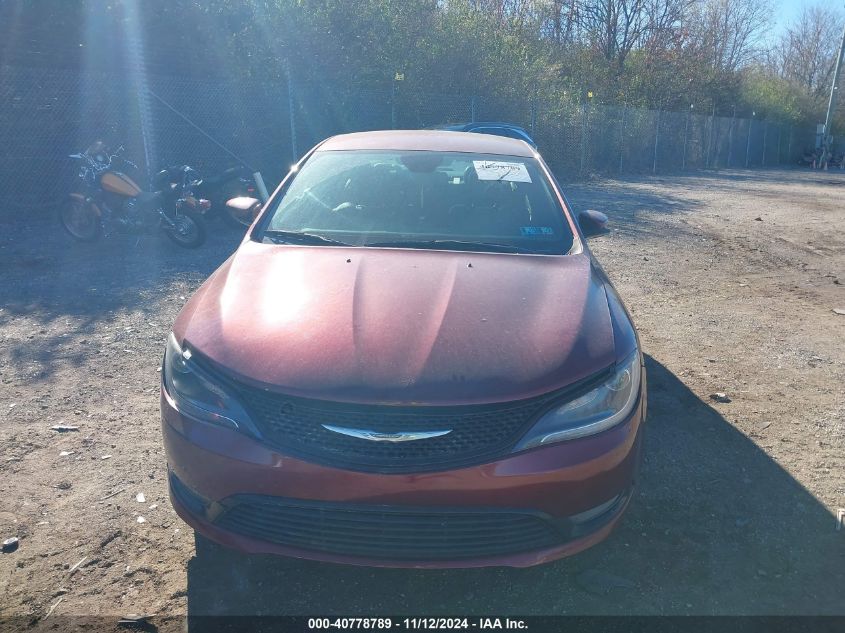 2015 Chrysler 200 S VIN: 1C3CCCDG0FN514573 Lot: 40778789