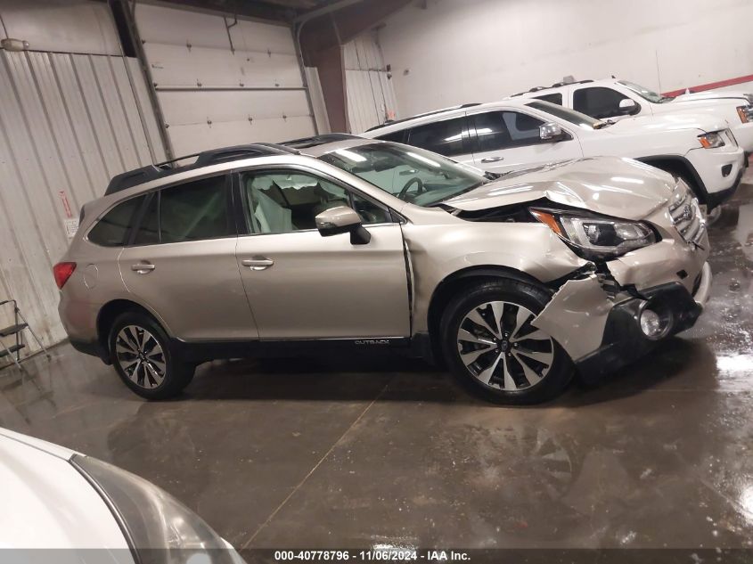 2017 Subaru Outback 2.5I Limited VIN: 4S4BSANC8H3348937 Lot: 40778796