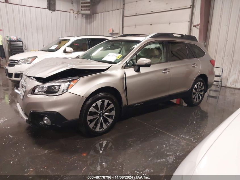 2017 Subaru Outback 2.5I Limited VIN: 4S4BSANC8H3348937 Lot: 40778796