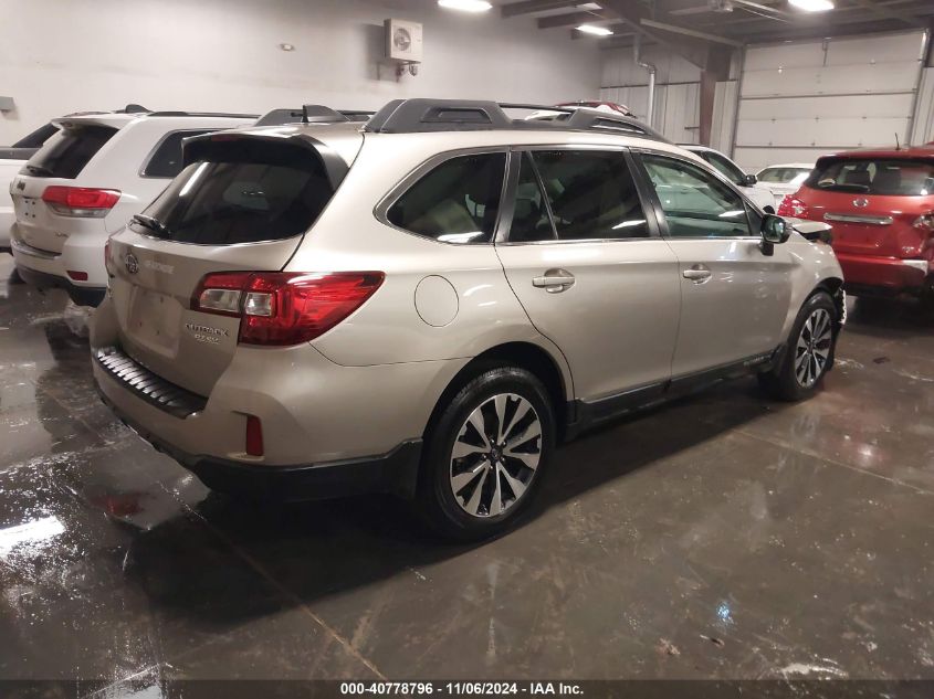 2017 Subaru Outback 2.5I Limited VIN: 4S4BSANC8H3348937 Lot: 40778796